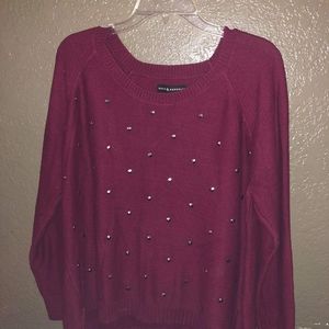 Crimson sweater